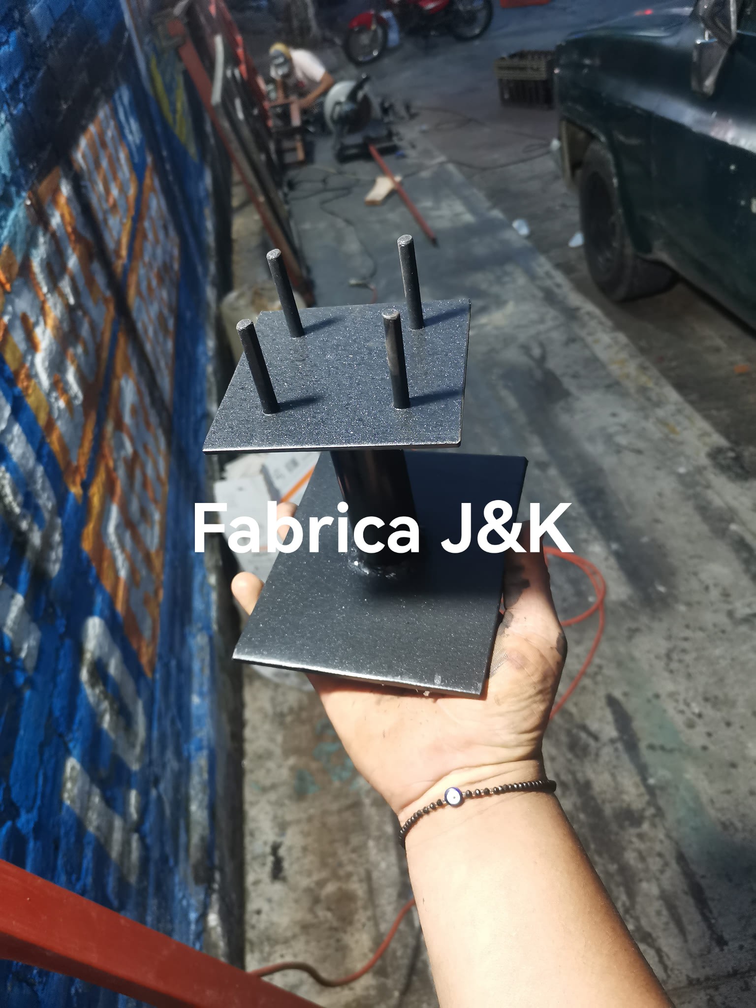 Piezas de madera cortadas